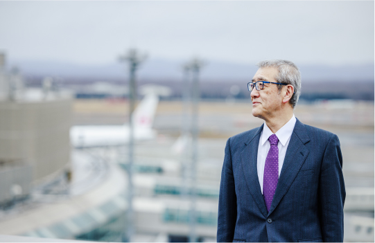 北海道エアポート株式会社 代表取締役社長  蒲生猛